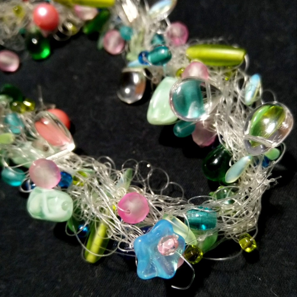 Artisan Handmade Colorful Beaded Necklace